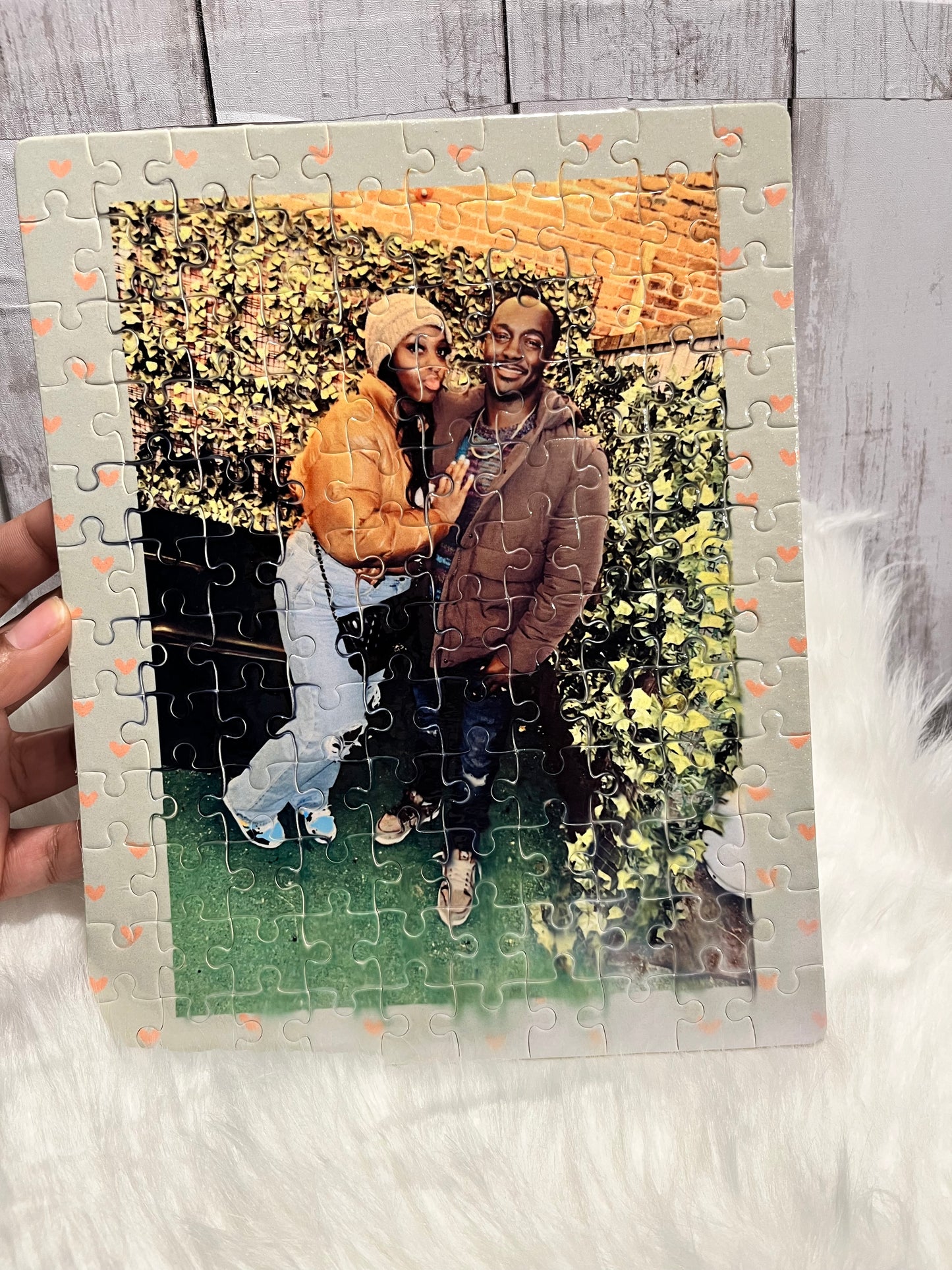 Jigsaw Puzzle W/Hearts